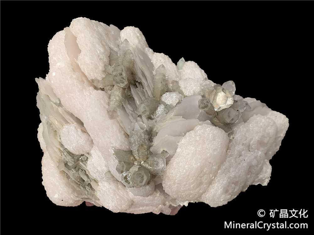 calcite, quartz, fluorite