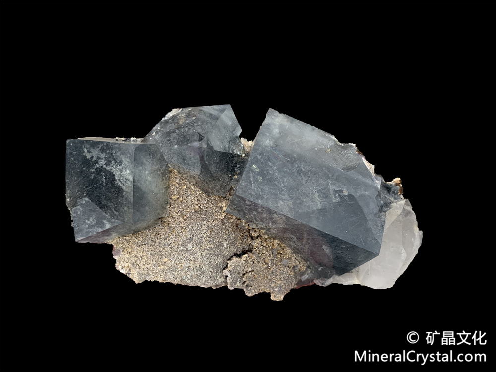 Bismuthinite, fluorite, quartz