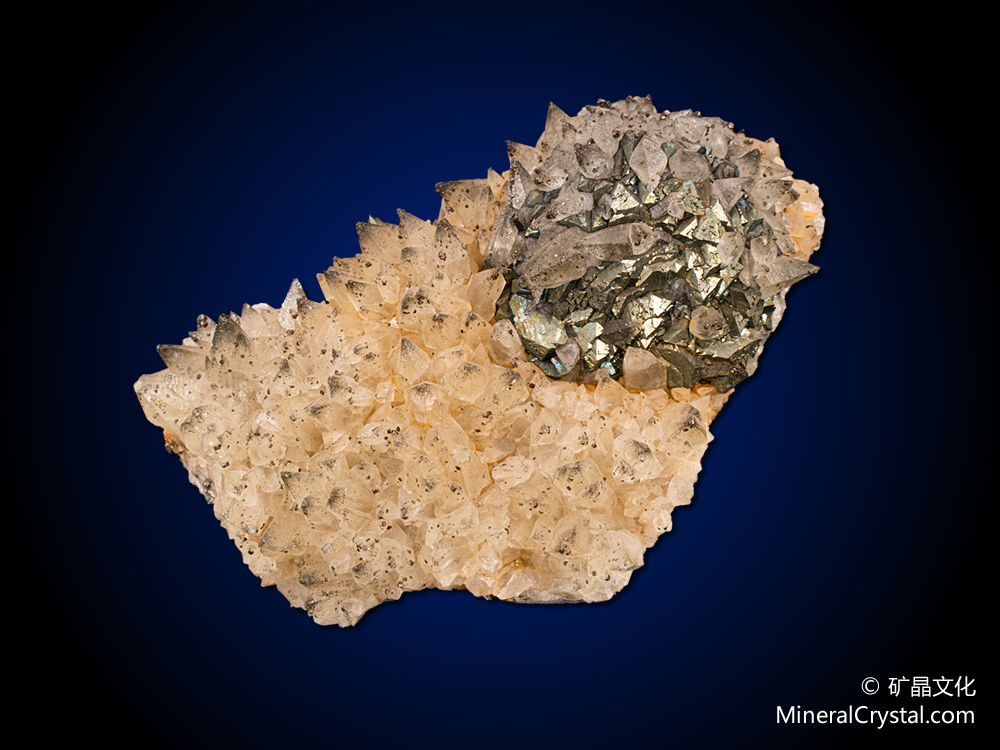 calcite, pyrite